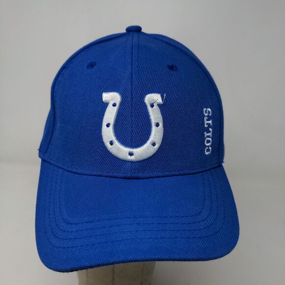 NFL Men's Indianapolis Colts Strapback Hat Blue Embroidered Logo - Picture 3 of 11